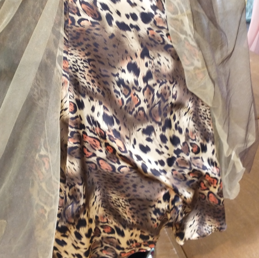 Precious Formals Animal Print Rhinestone Mermaid - Picture 5 of 9